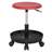 Taburet de lucru atelier productie ergonomic rotativ pentru industrie POLO TOOL, scaun din poliuretan roșu