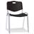 Kuststoffstuhl ISO, Farbe schwarz, Stahlrohrgestell verchromt - Nowy Styl Group