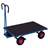 Handpritschenwagen VARIOfit ohne Bordwand, 1200 x 800 mm, Tragfähigkeit 700 kg, Vollgummireifen - Cordes