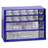 Schubladenmagazin 306 x 155 x 238 mm, Farbe blau, 13 Schubladen