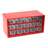 Schubladenmagazin 306 x 155 x 147mm, Farbe rot, 15 Schubladen