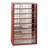 Szafka z szufladami do magazynowania 306 x155 x 551 mm, czerwona, 8 szuflad