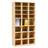 Stahlschrank mit 24 Kleinfächer, HxBxT: 1990 x 1000 x 435 mm, Beige RAL1015 - Malow