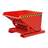 Der Kippbehälter mit 3-seitiger Kippfunktion, Volumen 600 l, Traglast 1000 kg, LxBxH: 1460x1070x890 mm, Farbe Rot RAL3000 - Bauer GmbH