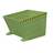 Container basculant cu partea frontală joasă, volum 650 l, lxLxH: 1445x800x890 mm, verde RAL6011 - Bauer GmbH