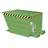 Container basculant, volum 700 l, lxLxH: 1440x800x890 mm, verde RAL6011 - Bauer GmbH