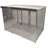 Container tip magazie pentru butelii oțel gaze tehnica cu pereti grilaj, nr. max. butelii 104 x Ø 230 mm, LxlxH: 3100x2100x2160 mm, galvanizat - Bauer GmbH