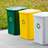 Koš plastový BEGREEN, objem 50 l, barva žlutá - obrázek2