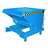Schwerlast-Kipper, Inhalt 600 l, Traglast 4000 kg, LxBxH: 1310x1105x970 mm, Farbe blau RAL5012 - Bauer GmbH