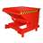 Container basculante pentru sarcină mare, volum 600 l, cap.port. 4000 kg, LxlxH: 1310x1105x970 mm, roșu RAL3000 - Bauer GmbH