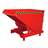 Schwerlast-Kipper, Inhalt 1200 l, Traglast 4000 kg, LxBxH:1755x1105x1230 mm, Farbe rot RAL3000 - Bauer GmbH