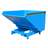 Schwerlast-Kipper, Inhalt 2100 l, Traglast 4000 kg, LxBxH:1755x1880x1230 mm, Farbe blau RAL5012 - Bauer GmbH