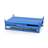 Stapelbox faltbar, 1200x800 mm, Traglast 1000 kg, Farbe blau RAL5010 - Bild4