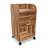 Caddy-Schrank fahrbar, Farbe Nussbaum, H x B x T: 1030 x 550 x 470 mm - Nowy Styl Group