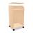 Caddy-Schrank fahrbar mit Arbeitsplatte 560 x 470 mm, Farbe Ahorn, H: 1135 mm - Nowy Styl Group