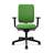Bürodrehstuhl GARTA, Rahmenkonstruktion schwarz, Stoffbezug Grün - Nowy Styl Group