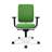 Bürodrehstuhl GARTA, Rahmenkonstruktion weiß, Stoffbezug Grün - Nowy Styl Group