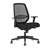 Bürodrehstuhl NEOS, Gestell schwarz, Netz-Rückenlehne, Sitz-Stoffbezug Schwarz - Nowy Styl Group
