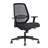 Bürodrehstuhl NEOS, Gestell schwarz, Netz-Rückenlehne, Sitz-Stoffbezug Anthrazit - Nowy Styl Group