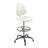 Labor-Drehstuhl SMART, hoch mit Fußring, Kunstleder elfenbein - Nowy Styl Group