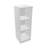 Büroschrank - Regal, H x B x T: 1155 x 400 x 445 mm, Farbe Lichtgrau - Nowy Styl Group