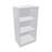 Büroschrank - Regal, H x B x T: 1155 x 600 x 445 mm, Farbe Lichtgrau - Nowy Styl Group