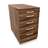 Anbau-Container, 5 Schubladen, Farbe Nussbaum, H x B x T: 740 x 430 x 800 mm - Nowy Styl Group