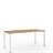 Masă de birou STEEL 1800 x 800 mm, blat culoare stejar - Malow