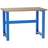 Banc de lucru atelier LxlxH 1200x700x827 mm Kovona, albastru RAL5012 - Kovona Lysa nad Labem