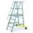 Scara mobila pliabila cu platforma de stationare inaltime platforma 1 m si 4 fuscele trepte
