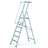 Plattformleiter mit Handlauf, klappbar, 6 Stuffen