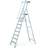 Plattformleiter mit Handlauf, klappbar, 9 Stuffen
