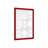 Informačná vitrína vonkajšia, 1050 x 750 mm, farba bordó RAL3004