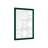 Informační vitrína venkovní, 1050 x 750 mm, barva zelená RAL6005