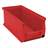 Cutie din plastic ALLIT ProfiPlus industriala pentru raft, 320 x 150 x 125 mm, culoare roșie, unitate ambalare 18 buc.