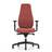 Bürodrehstuhl BJARG, hohe Rückenlehne, Synchronmechanik, Stoffbezug RIVET, Farbe rot - Nowy Styl Group - Bild3