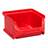 Cutie din plastic ALLIT ProfiPlus industriala pentru raft, 100 x 102 x 60 mm, culoare roșie, unitate ambalare 30 buc.