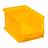Cutie din plastic ALLIT ProfiPlus industriala pentru raft, 235 x 150 x 125 mm, culoare galbenă, unitate ambalare 24 buc.
