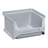 Plastový zásobník s viditelným obsahem, 100 x 102 x 60 mm, barva šedá, bal. 30 ks