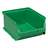 Plastový zásobník s viditelným obsahem, 160 x 137 x 82 mm, barva zelená, bal. 20 ks