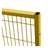 Wandelement für Maschinengitter, 2050x1000 mm, robustes Profil, Farbe Gelb - TROAX CZ, s.r.o.