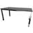 Stůl kancelářský, rovný, podnoží hranaté, lesklé, barva tmavě šedá, š x h: 1600 x 800 mm - Nowy Styl Group
