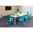 Konferenztisch, Fassform, Farbe Ahorn, B x T: 2000 x 1200 mm - Nowy Styl Group - Bild6