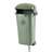 Abfallbehälter aus Kunststoff für Außenbereich, Volumen 50 L, Grün