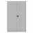 Dulap metalic cu polițe și uși batante birou arhiva atelier demontat dezasamblat HxLxl 1950 x 950 x 400 mm gri RAL7035 - Kovona Lysa nad Labem