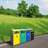 Wertstoffsammler mit Innenbehälter, Volumen 90 l, HxBxT: 964x500x450 mm, Farbe Grün RAL6029 - Kovos Verneřice - Bild3