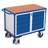 Werkstattwagen VARIOfit, Traglast 500 kg, Ladefläche 1060 x 600 mm, 8 Schubladen - Cordes