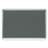 Filz-Pinnwand, Aluminium-Rahmen, 1200 x 900 mm, Farbe grau