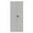 Flügeltürenschrank mit 4 Fachböden, HxBxT: 1950x800x400 mm, Lichtgrau RAL7035 - Kovona Lysa nad Labem