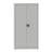 Flügeltürenschrank mit 4 Fachböden, HxBxT: 1800x950x400 mm, Lichtgrau RAL7035 - Kovona Lysa nad Labem